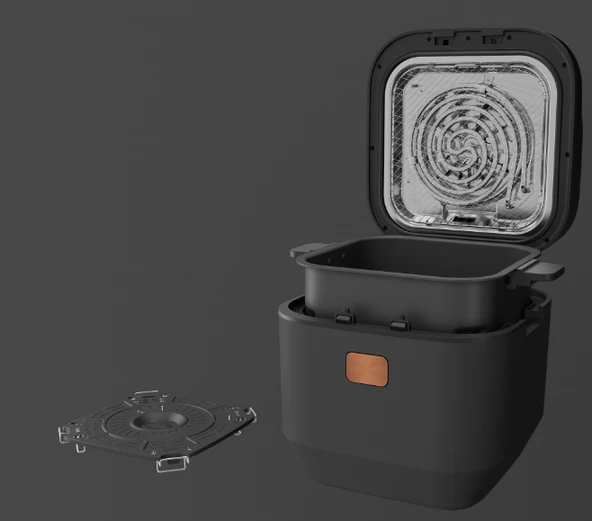 FR 9374 Arçelik Gurme SteamFry Az Yağlı Fritöz - 2