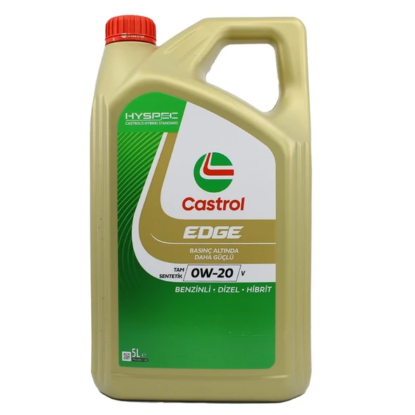 Castrol Edge 0W20 V 5 Lt Motor Yağı