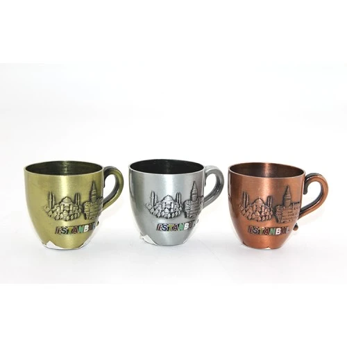 Periboia Metal İstanbul Yöresel Bardak