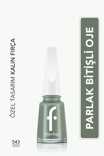 Klasik Parlak Bitişli Yüksek Pigmentli Oje - Nail Enamel -543 Spa Day- 8682536052993