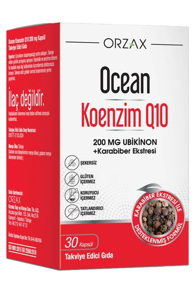 OCEAN CO Q10 200 MG 30 KAPSUL