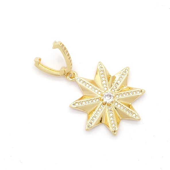 Ajda Charm Çelik Altın Kaplama Kadın Yıldız Model-CHR-116 - Resim 2