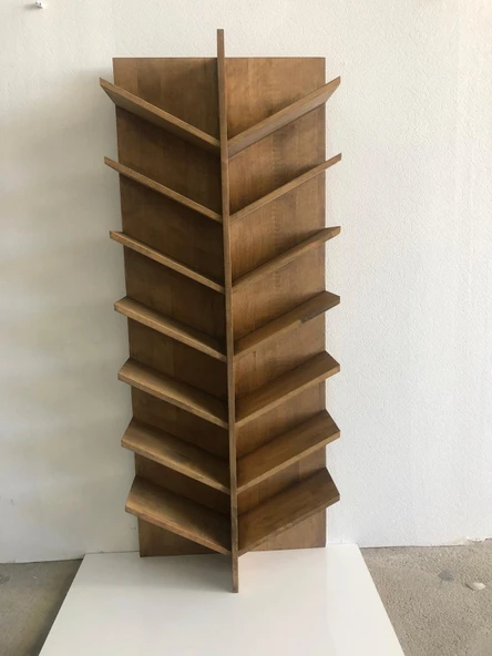 14 Basamaklı Dikey Masif Panel Ayakkabılık (Alindi002)