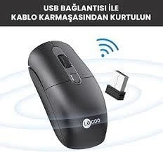 LenovoLecoo M2001 Kablosuz Mouse Ergonomik Tasarım ve Yüksek Hassasiyetli Fare ile Konforlu Kullanım - 3