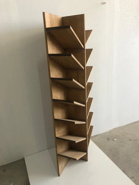 14 Basamaklı Dikey Masif Panel Ayakkabılık (Alindi002) - 2