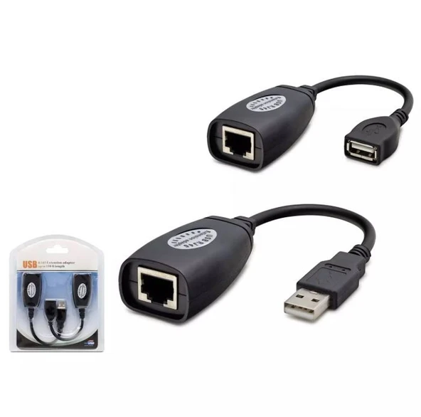 HADRON HDX5008 USB TO RJ45 UZATMA EXTENDER İNTERNET USB DÖNÜŞTŞÜCÜ