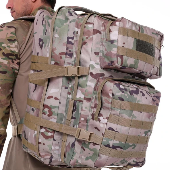 Single Sword 60 L Su Geçirmez Outdoor Taktik Dağcı&Kamp Çantası - 7