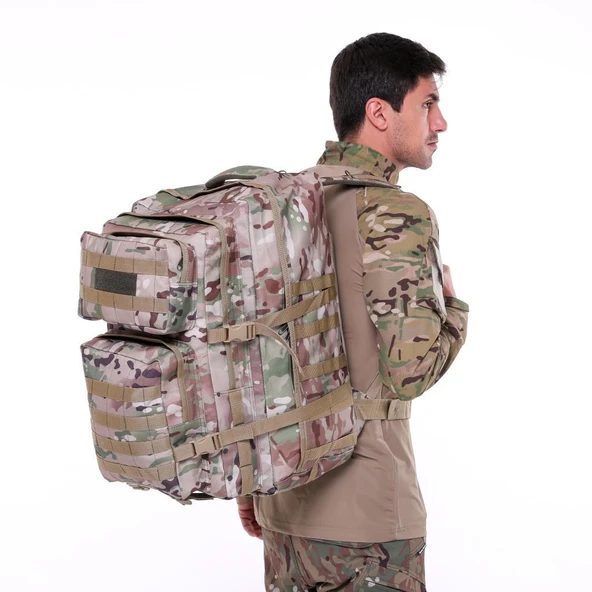 Single Sword 60 L Su Geçirmez Outdoor Taktik Dağcı&Kamp Çantası - 8