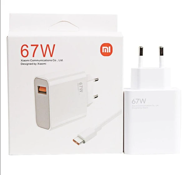 Xiaomi 67W Hızlı Şarj Aleti – USB Type-C, Akıllı Adaptör, Yüksek Verimlilik, Çoklu Cihaz Uyumu - 2