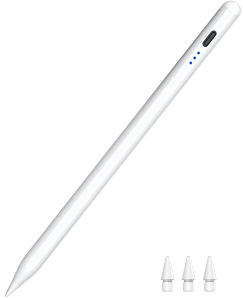 Type-C iOS Uyumlu Stylus Pen – Hassas Dokunmatik, Hızlı Tepki, Yüksek Hassasiyet, Kompakt Tasarım