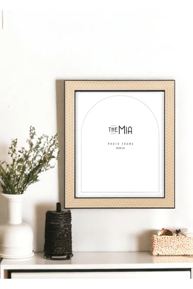 The Mia Rotan Fotoğraf Çerçevesi Siyah 30x25 cm - 2