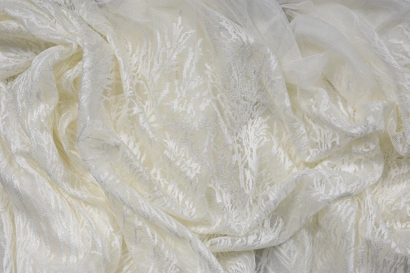 SELVİ GÖBEKLİ MODEL KREM RENK TEK KANAT Hazır Dikilmiş Pileli Fon Perde 300*260 Cm ürün görseli