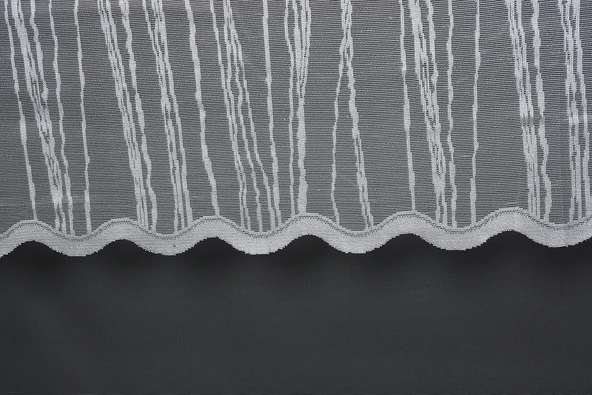 SELVİ GÖBEKLİ MODEL KREM RENK TEK KANAT Hazır Dikilmiş Pileli Fon Perde 300*260 Cm - Resim 6