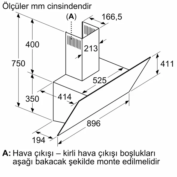 Siemens LC97KPJ20T 90 CM Duvar Tipi Davlumbaz Beyaz - 6