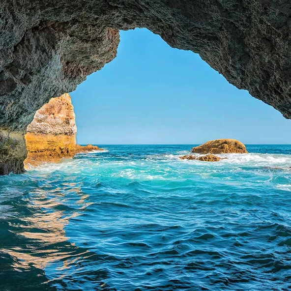 Deniz Mağara Manzaralı Duvar Kağıdı - 7