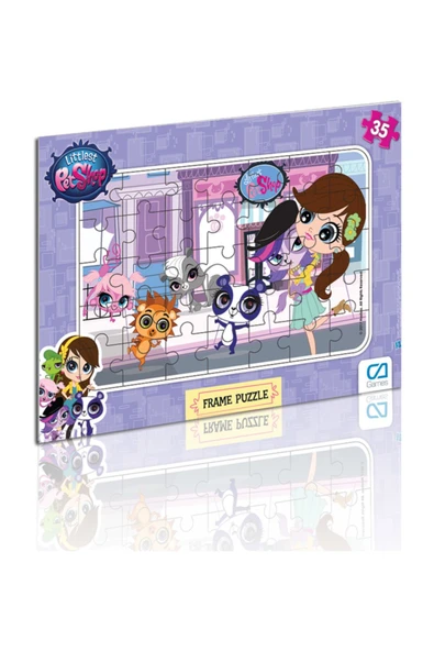 CA Games Ca Oyuncak Lıttlest Pet Shop Frame Puzzle 35 -1