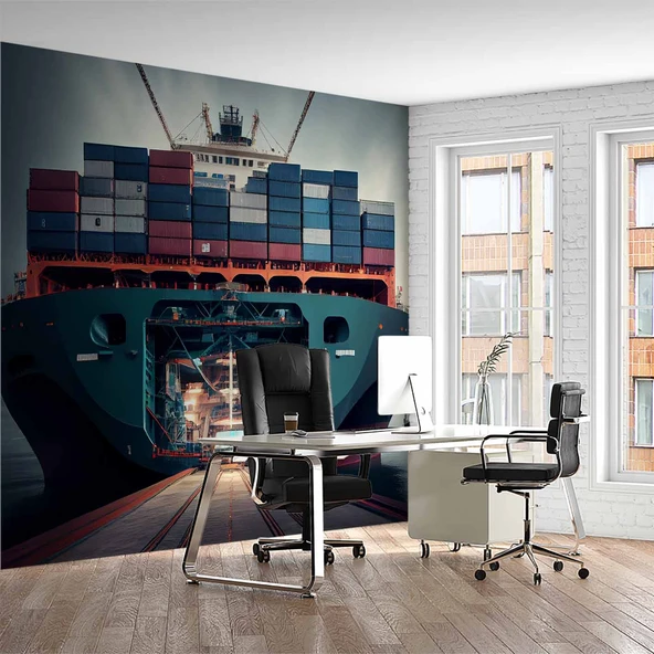 Gemi Lojistik Duvar Kağıdı ürün görseli