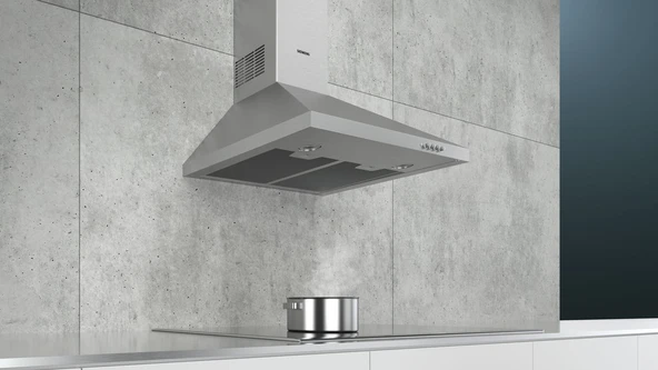 Siemens LC64PCC50T Ankastre Duvar Tipi 60 CM Davlumbaz Gri - 2