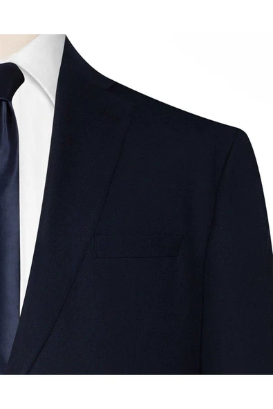 Süvari Lacivert 6 Drop Rahat Kalıp Takım Elbise - 3