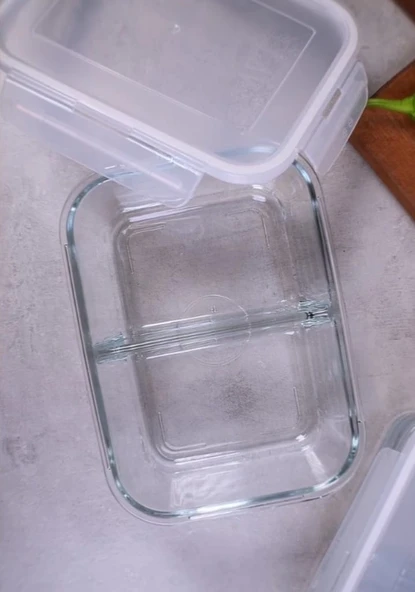 Lav Bölmeli Kilitli Saklama Kabı 1120 cc - 3