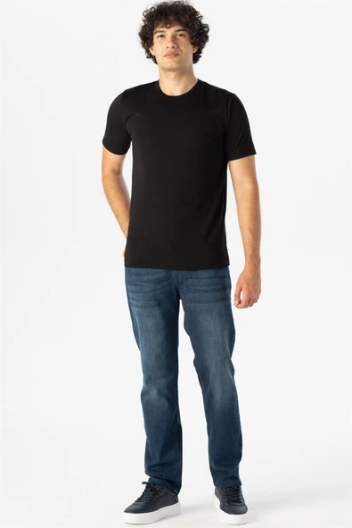 Süvari Regular O Yaka Mürdüm Erkek Tişört - 10