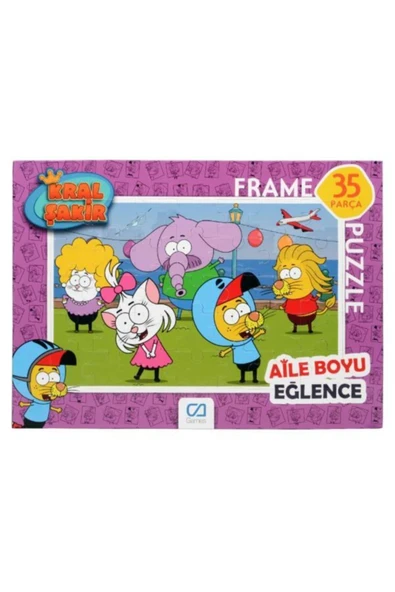 CA Games Kral Şakir 35 Parça Frame Puzzle Ca-5040