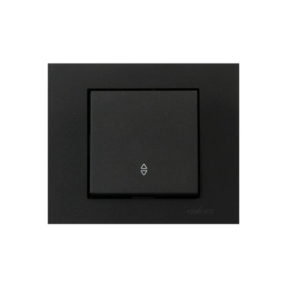 6 Adet Ovivo Grano Siyah Vavien Anahtar Çerçeve Dahil 6'li