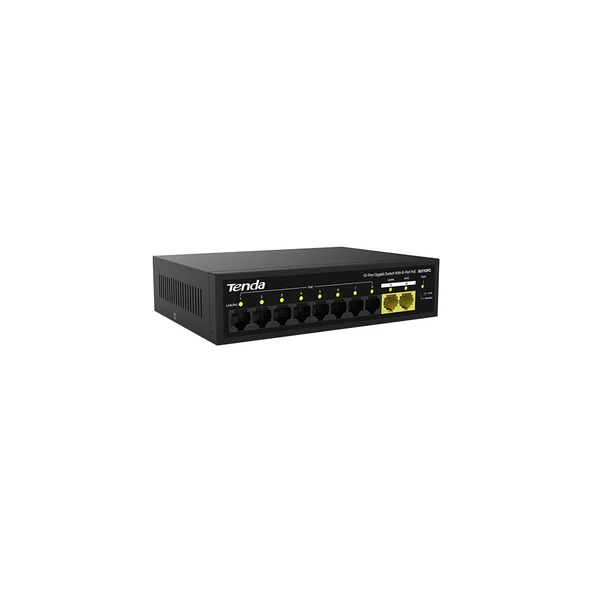 TENDA SG110PC 10PORT GIGABIT 10/100/1000 POE+ SWITCH - Resim 3