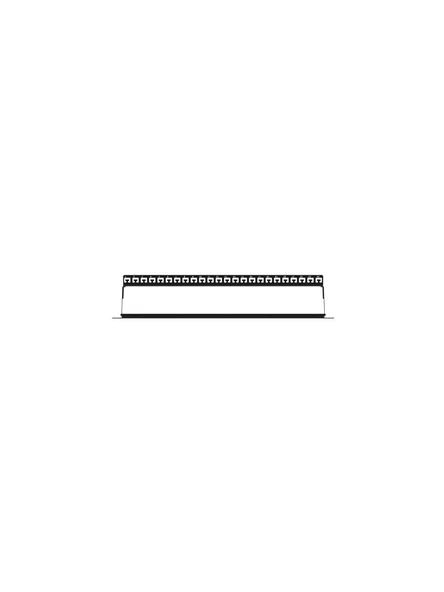 AGER AC-610-24 MODULER UTP/FTP CAT6/CAT6A 24 PORT BOS 1U ZIRHLI PATCH PANEL