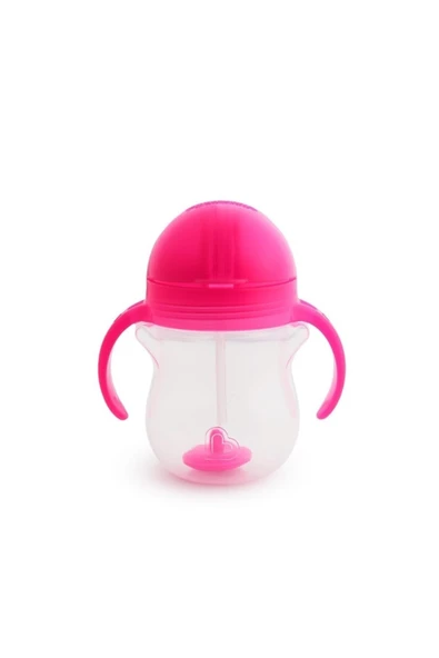 Munchkin Tıklama Kilitli Uçlu Alıştırma Bardağı 6 Ay+ 207 ml Pembe