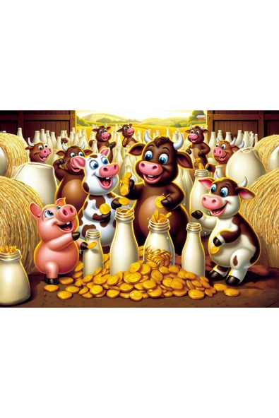 Art Puzzle Art Çocuk Süt Hazinesi 25 Parça Puzzle - 2