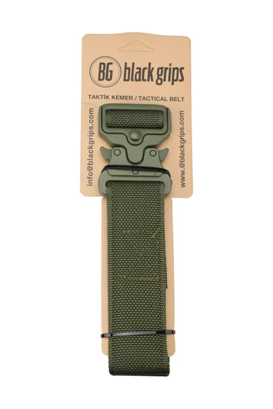 BG Taktik Outdoor Kemer Palaska Metal Tokalı // Haki - 2