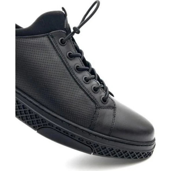 KOMCERO 3Y0461 STREÇLİ DERİ HAFİF ERKEK SNEAKERS AYAKKABI - Resim 5