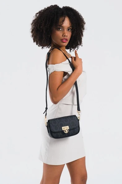 U.S. Polo Assn. Çapraz Askılı Kadın Çanta Siyah Us25155 - Resim 2