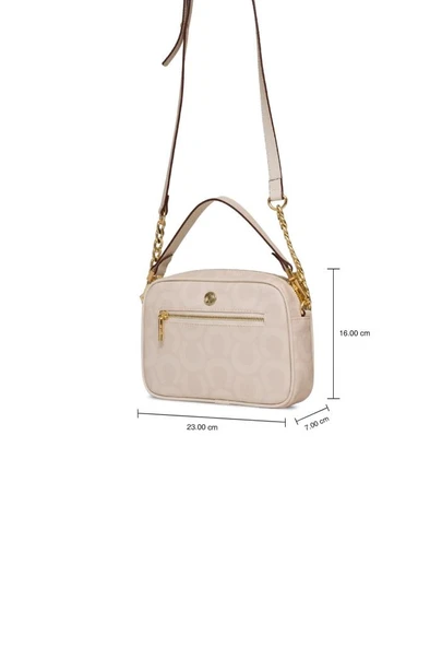 U.S. Polo Assn. Çapraz Askılı Kadın Çanta Ekru Us25174 - 6