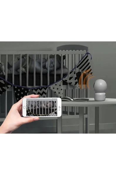 KALİTE 360 Derece Ve Gece Görüşlü Akıllı Kamera Ct-4050 - 2