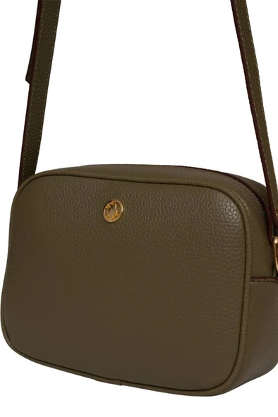 U.S. Polo Assn. Çapraz Askılı Kadın Çanta Haki Us25195 - 4