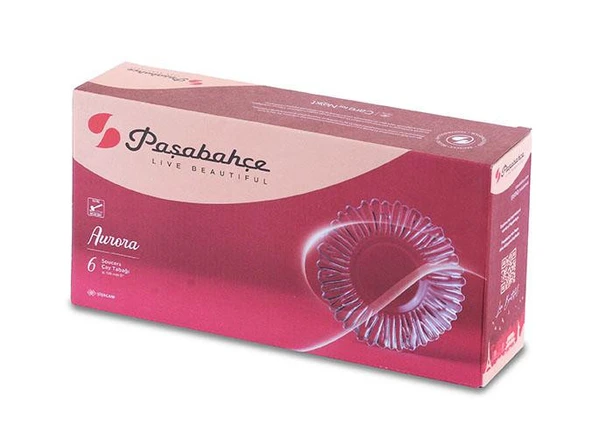 Paşabahçe Aurora Çay Tabağı 128mm 6'lı Tabak 10531 - 4