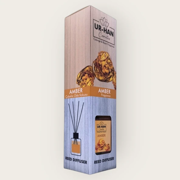 AMBER Bambu Çubuklu Oda Kokusu 100 ML Cam Şişe - 6
