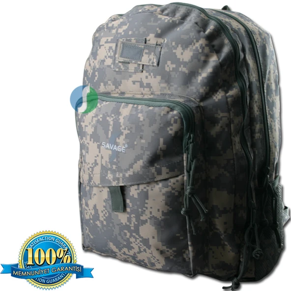 Savage Ventura 30LT. Gri Dijital Kamuflaj Sırt Çantası (HH04021) - Resim 1