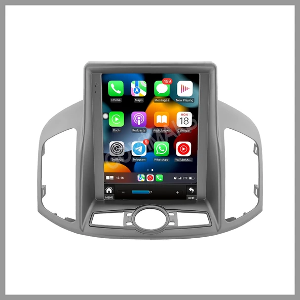CHEVROLET CAPTİVA 2012-2015 UYUMLU TESLA 6 GB RAM 128 GB HAFIZA ANDROID MULTIMEDIA TEYP ürün görseli 1