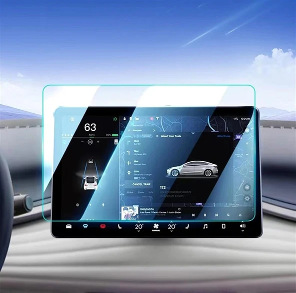 Byd Seal U Dm i 2024 2025 Model 15.6 Multimedya Navigasyon Uyumlu 9H Nano Ekran Koruyucu