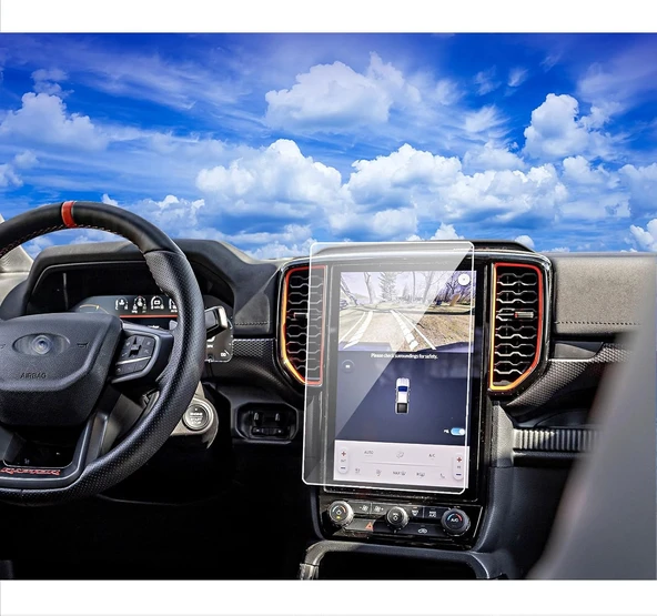 Ford Ranger 2023-2024 Model 12 inç Multimedya Navigasyon Uyumlu 9H Nano Ekran Koruyucu - 2