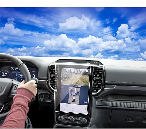 Ford Ranger 2023-2024 Model 12 inç Multimedya Navigasyon Uyumlu 9H Nano Ekran Koruyucu