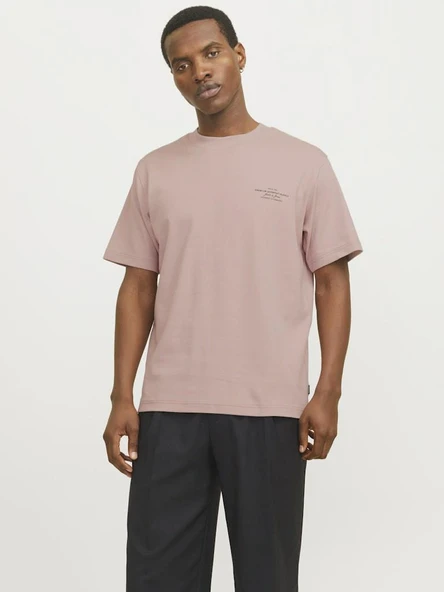 Jack Jones Blachad Brandıng Erkek Tişört 12259357 - 2