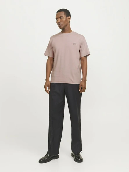 Jack Jones Blachad Brandıng Erkek Tişört 12259357 - 4