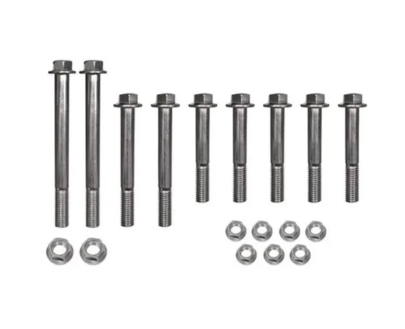 Algaride Motorsiklet CG 125 Motor Bağlantı Civata somun seti 9 lu civata somun takım