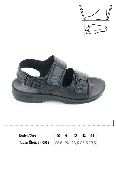 Gezer 04003 Erkek Ortopedik Hac Umre Günlük Sandalet - Resim 3