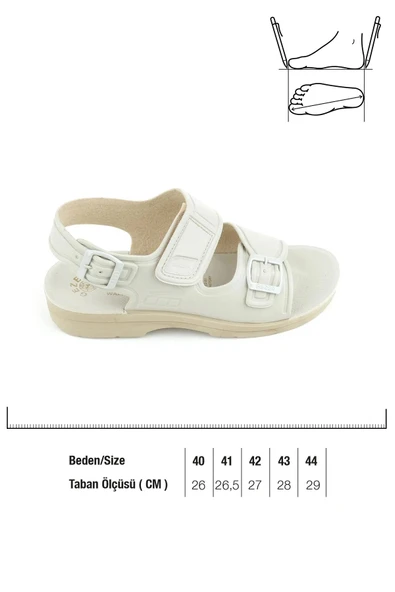 Gezer 04003 Erkek Ortopedik Hac Umre Günlük Sandalet - Resim 4