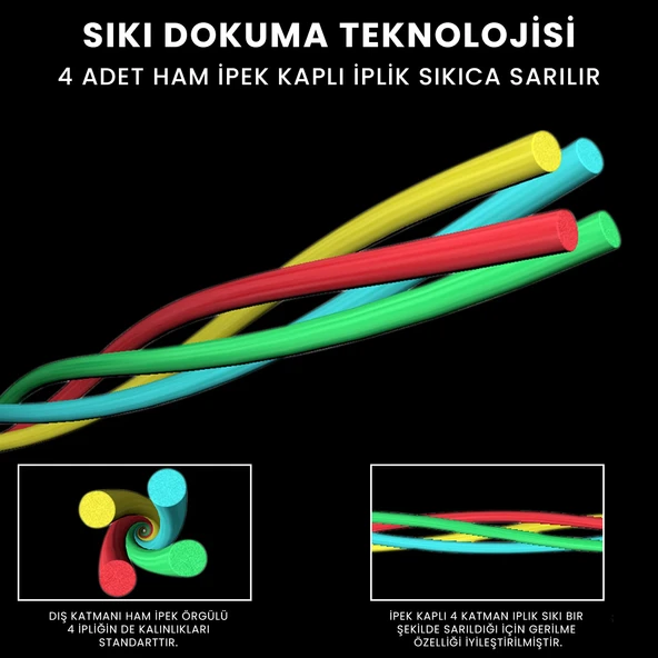 Crystal HDPE Nano İpek Misina 4 Kat 0.38 mm 100 mt - 3
